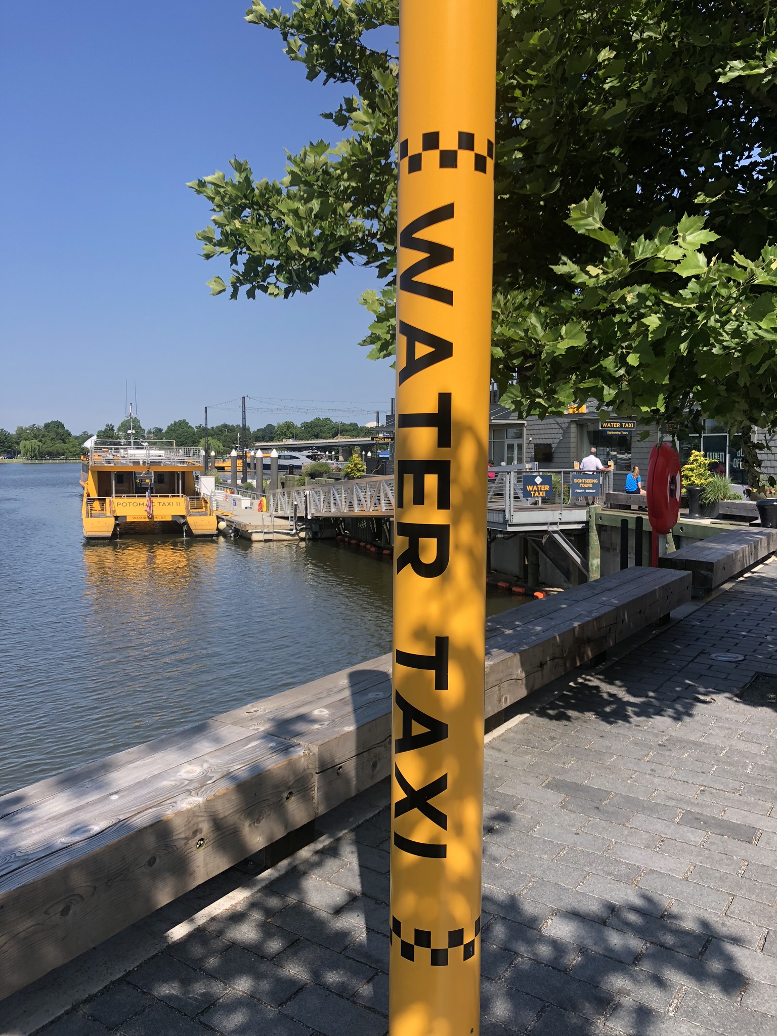 Water taxi sign