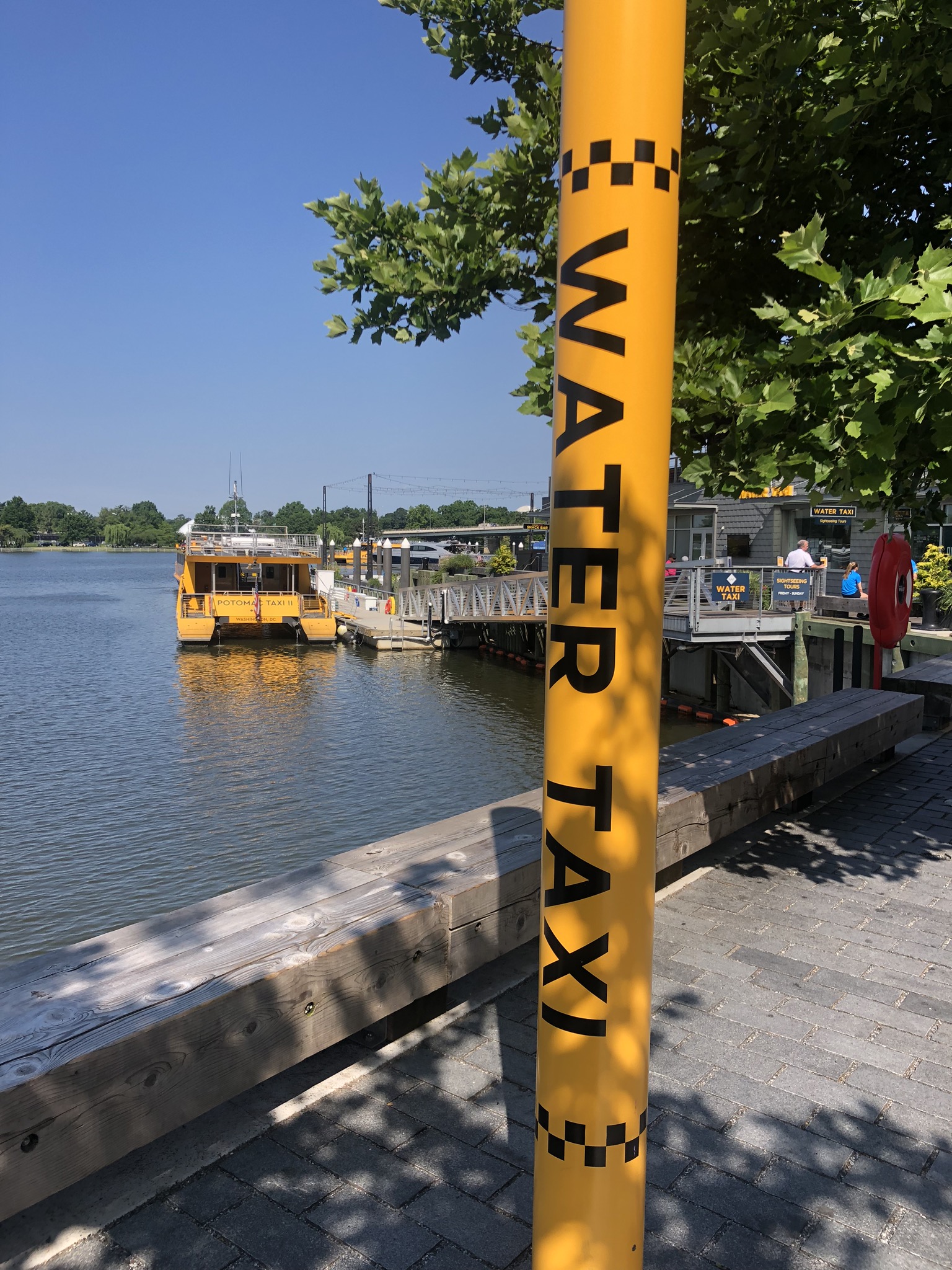 water taxi sign