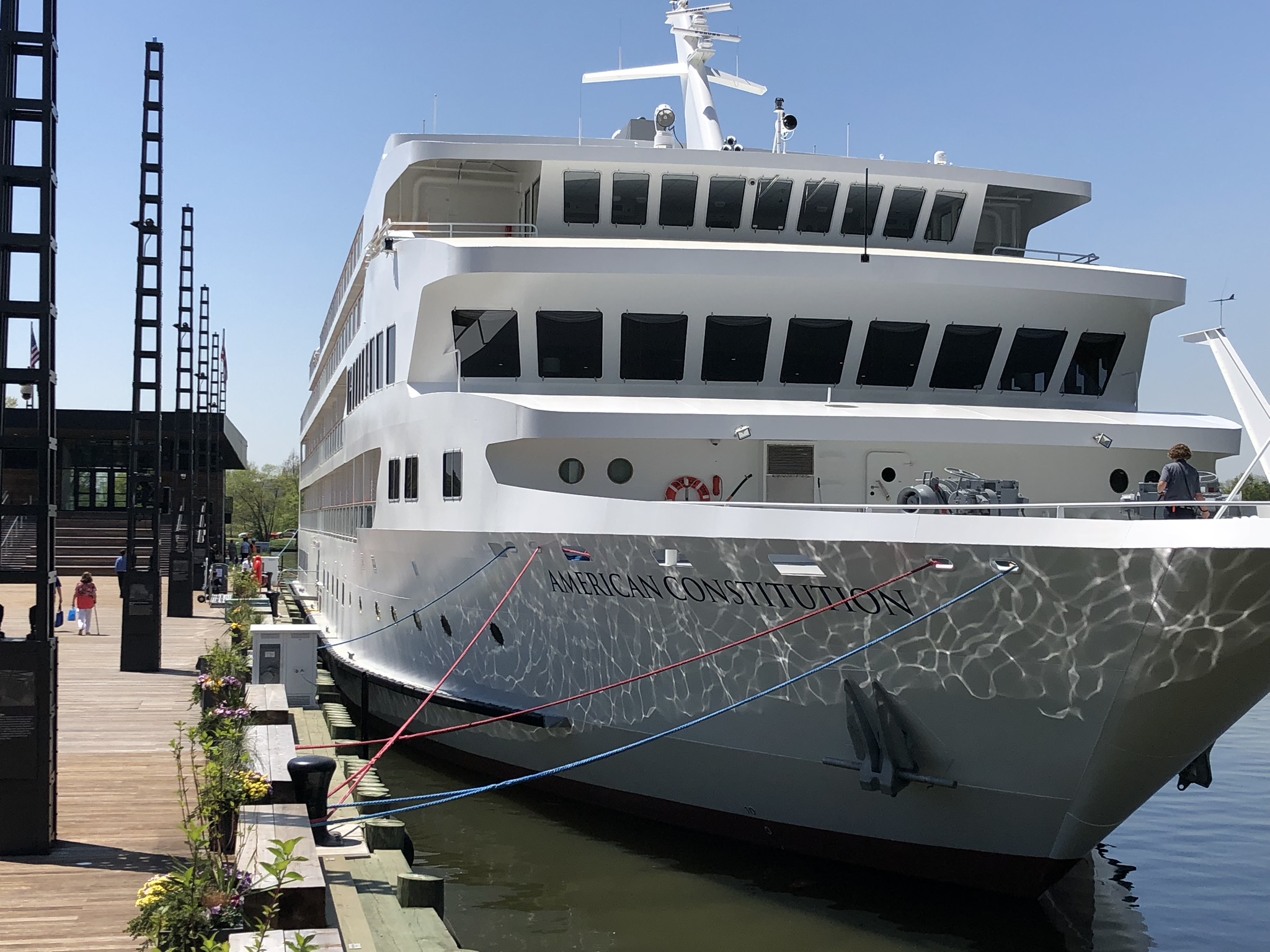 Cruise ship at Wharf