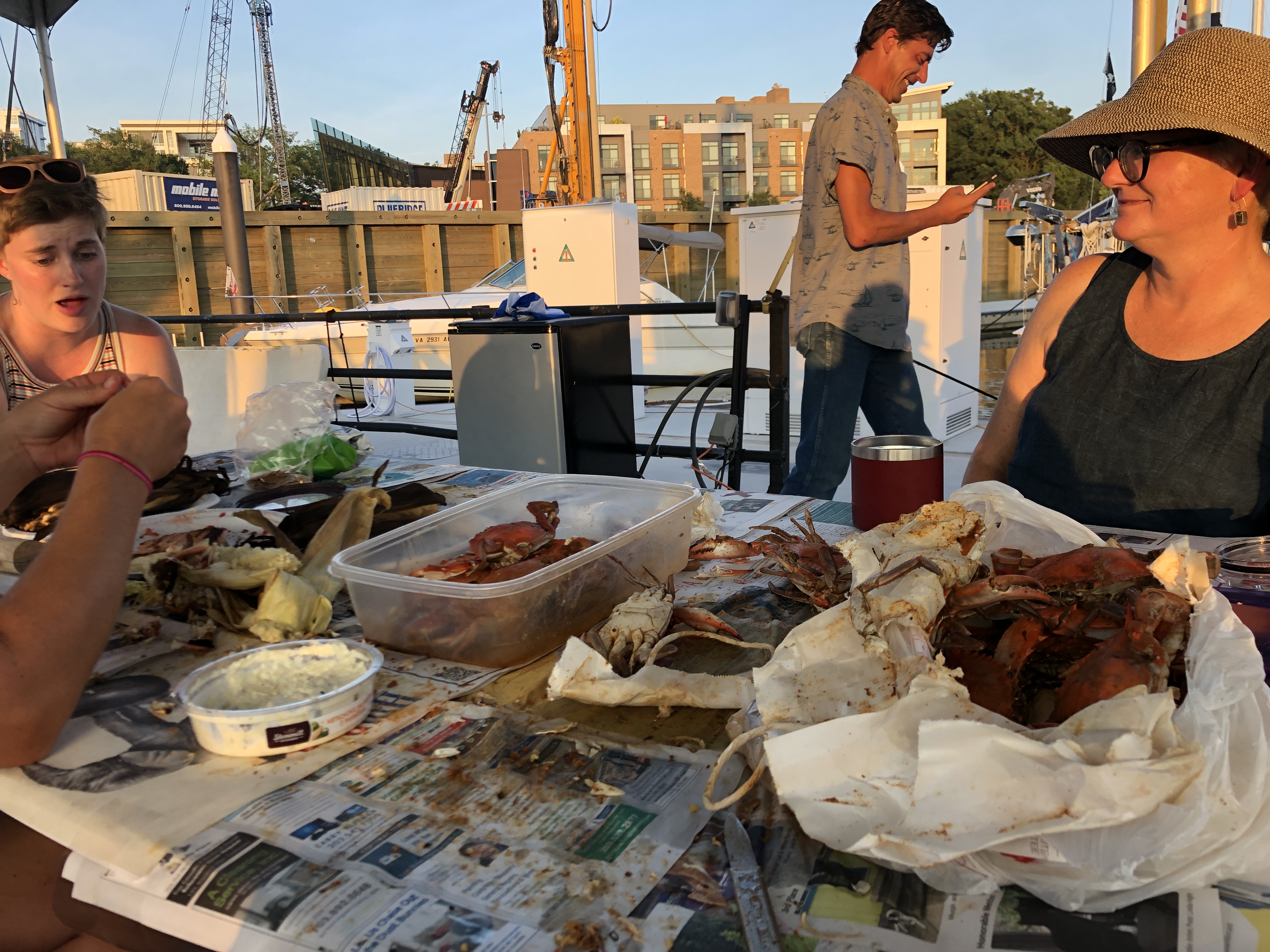 crab feast at Gangplank