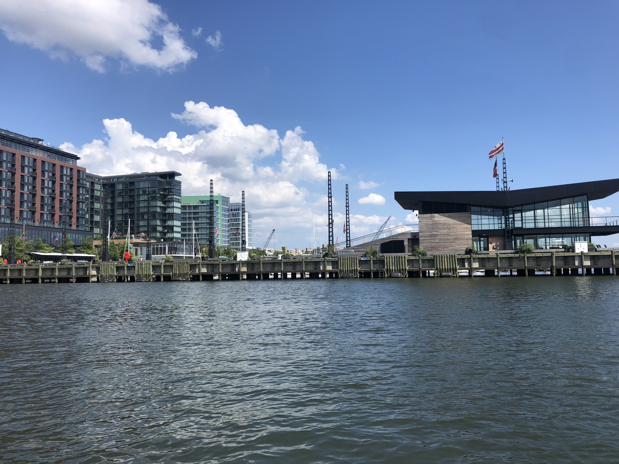 the Wharf from water