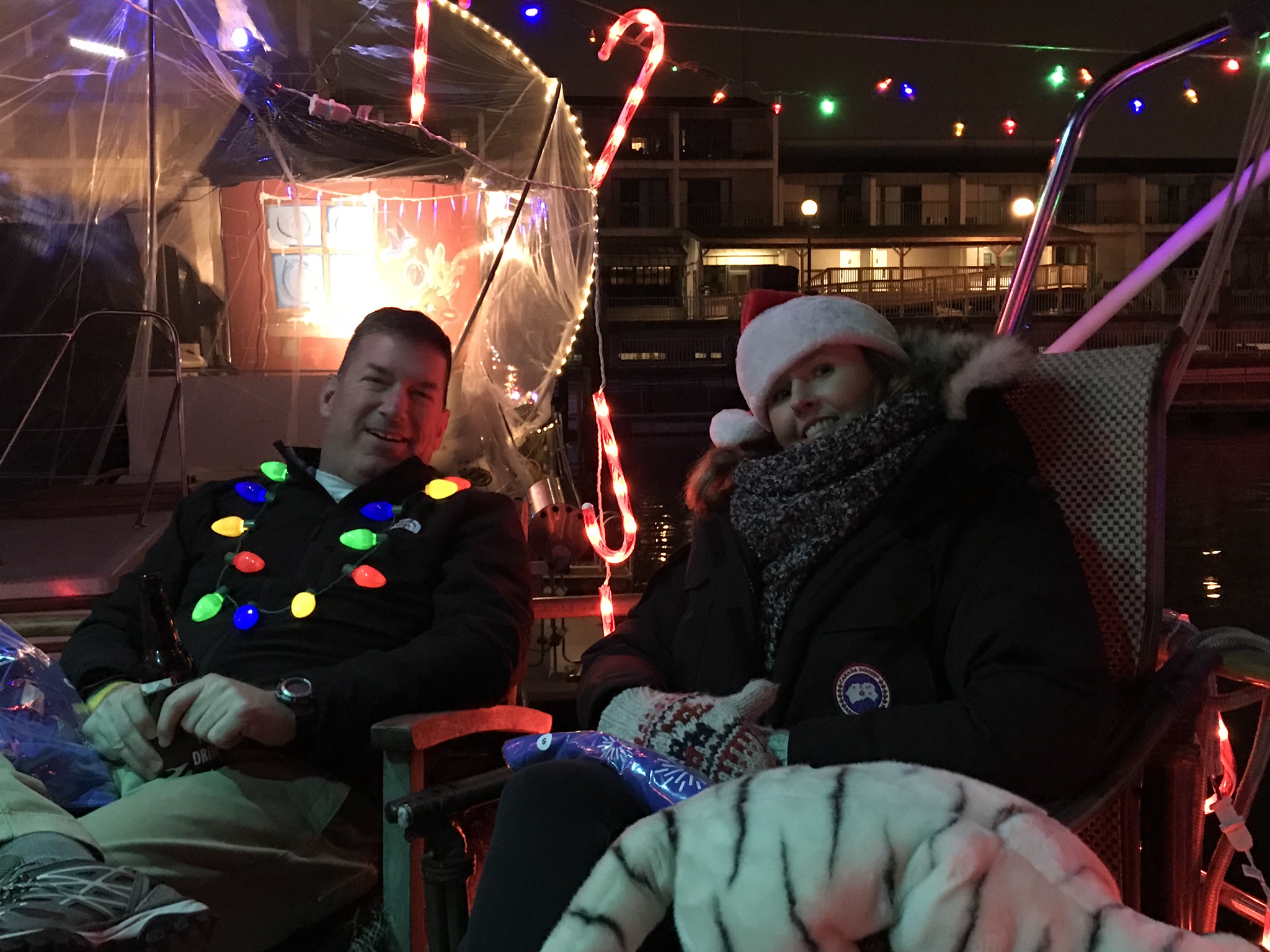 boatlift, gangplank, parade of lights