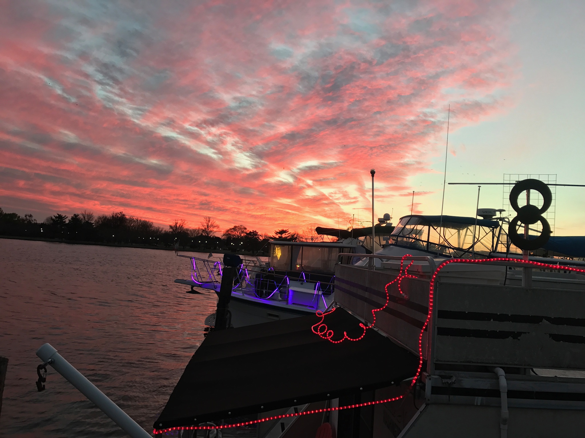 Boatlife at Gangplank Marina, sunset